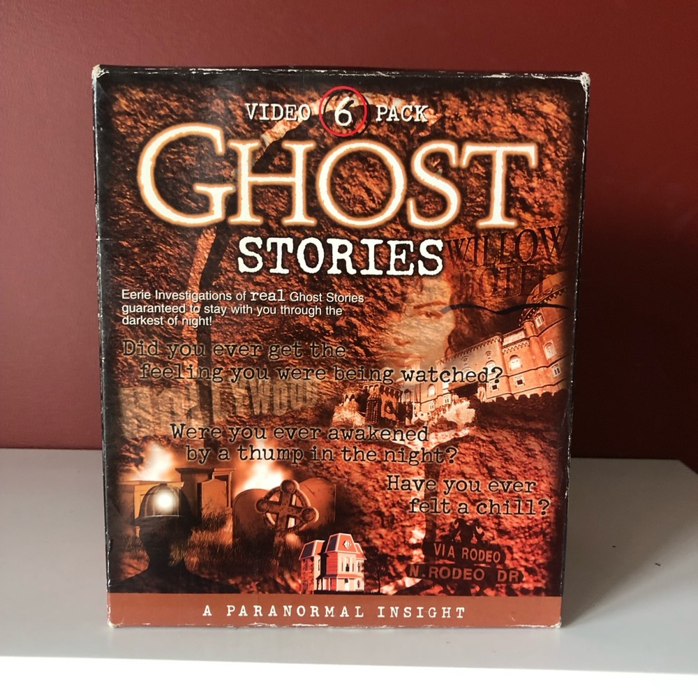 👛 (ANY 2 Sets/$35)  6 VHS GHOST STORIES featuring Host Patrick Macnee - Picture 3 of 14